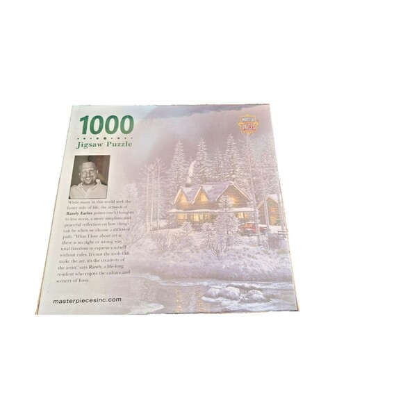 Winter's Solitude Randy Earles Masterpieces Jigsaw Puzzle 1000 Piece New Sealed - Picture 4 of 6